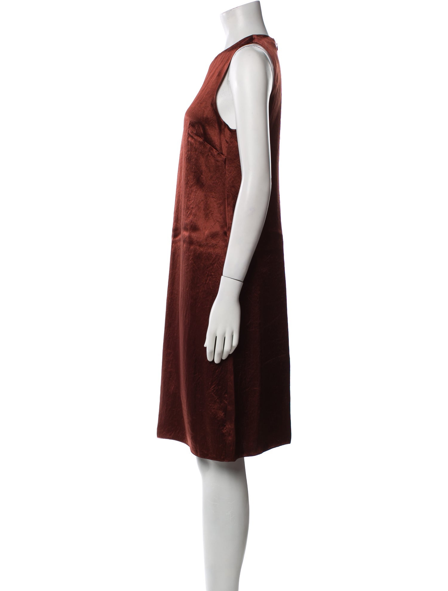 Vince Crew Neck Knee-Length Dress