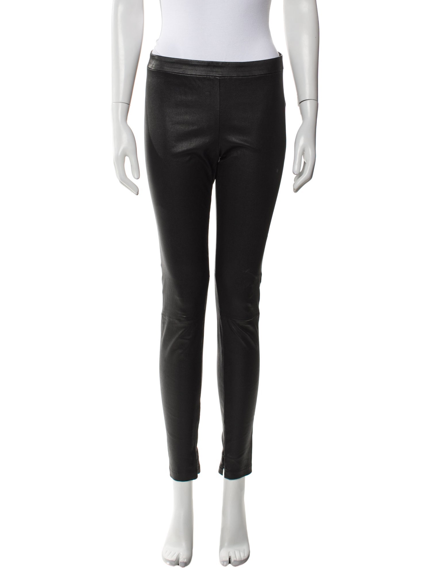 Vince Leather Skinny Leg Pants