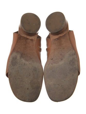 Vince Leather Slingback Sandals