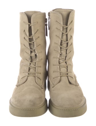 Vince Suede Combat Boots
