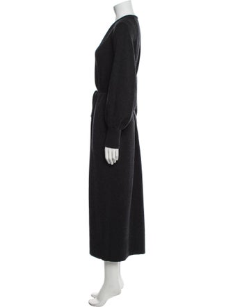 Vince V-Neck Long Dress