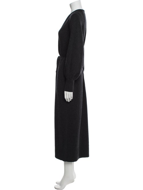 Vince V-Neck Long Dress
