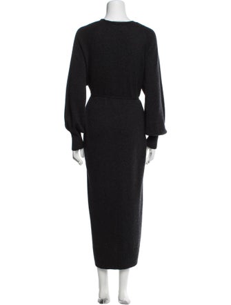 Vince V-Neck Long Dress