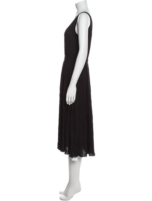 Vince Scoop Neck Midi Length Dress