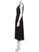 Vince Scoop Neck Midi Length Dress