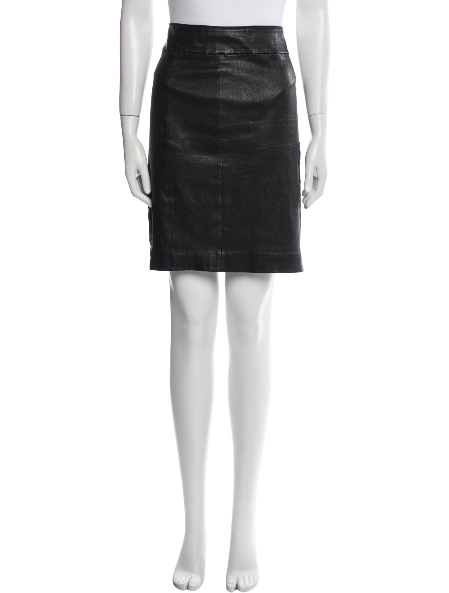 Vince Raw-Edge Trim Knee-Length Skirt