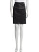 Vince Raw-Edge Trim Knee-Length Skirt