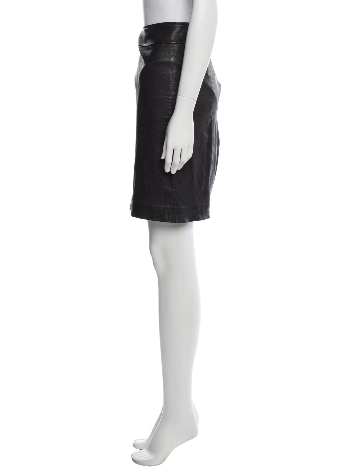 Vince Raw-Edge Trim Knee-Length Skirt