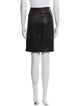 Vince Raw-Edge Trim Knee-Length Skirt