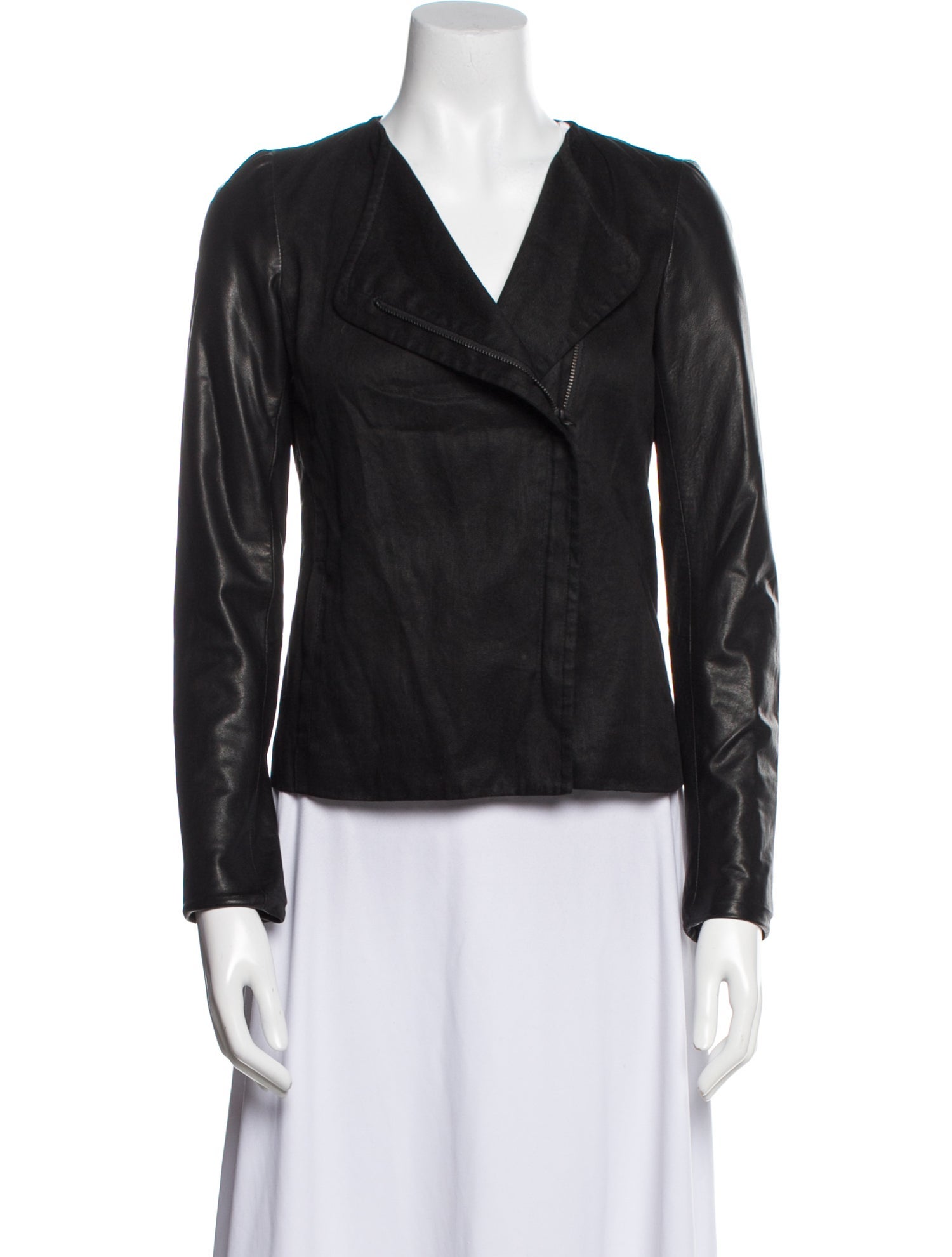 Vince Linen Biker Jacket