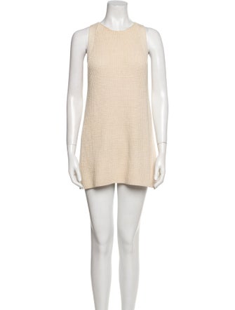 Vince Crew Neck Mini Dress