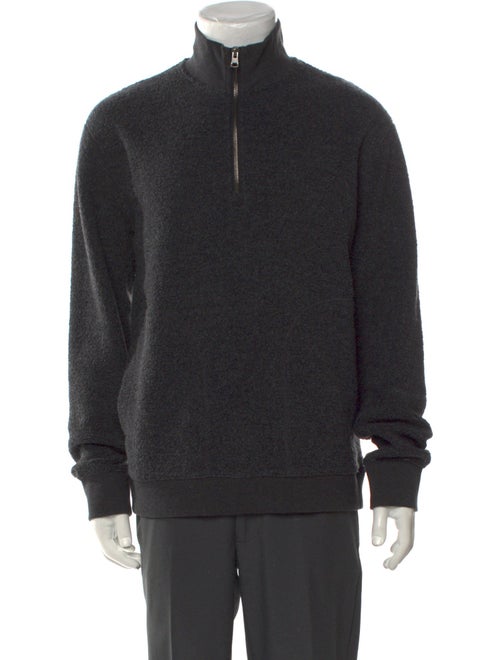 Vince Mock Neck Long Sleeve Sweatshirt