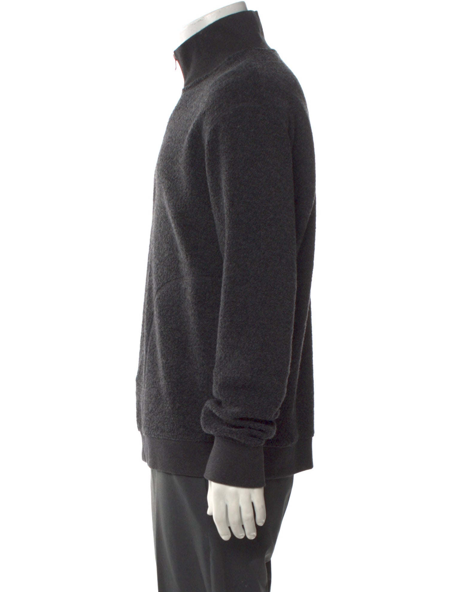 Vince Mock Neck Long Sleeve Sweatshirt