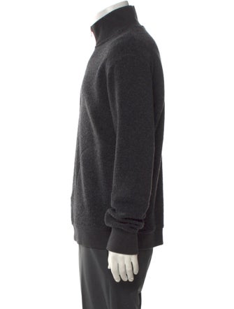 Vince Mock Neck Long Sleeve Sweatshirt