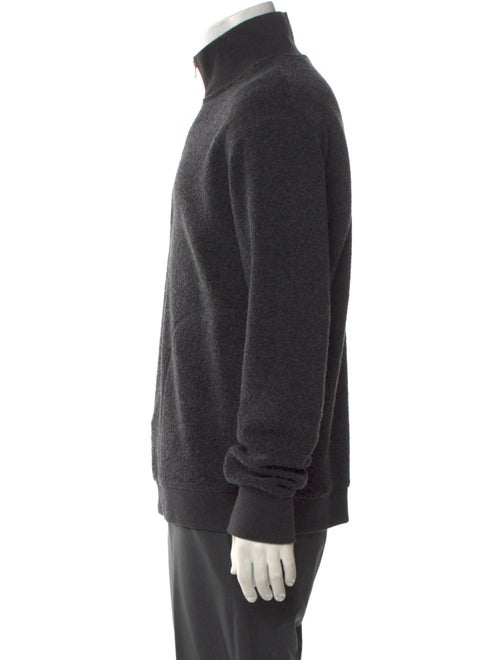 Vince Mock Neck Long Sleeve Sweatshirt
