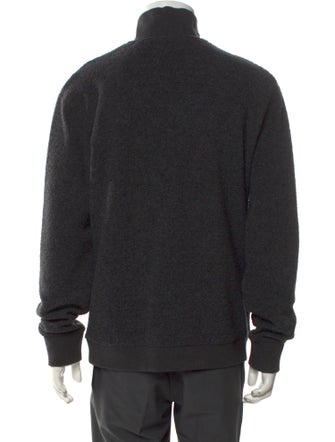 Vince Mock Neck Long Sleeve Sweatshirt