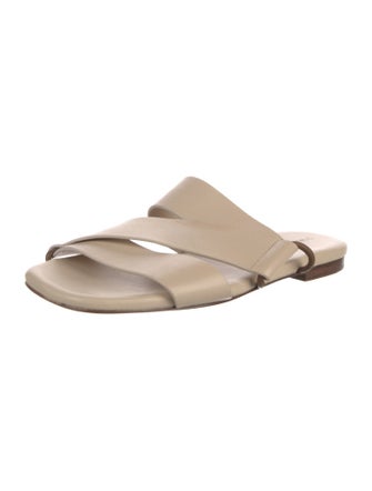 Vince Leather Slides