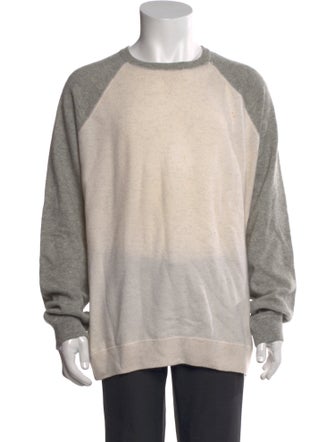 Vince Wool Colorblock Pattern Pullover