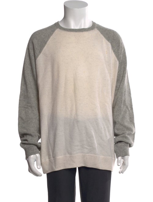 Vince Wool Colorblock Pattern Pullover