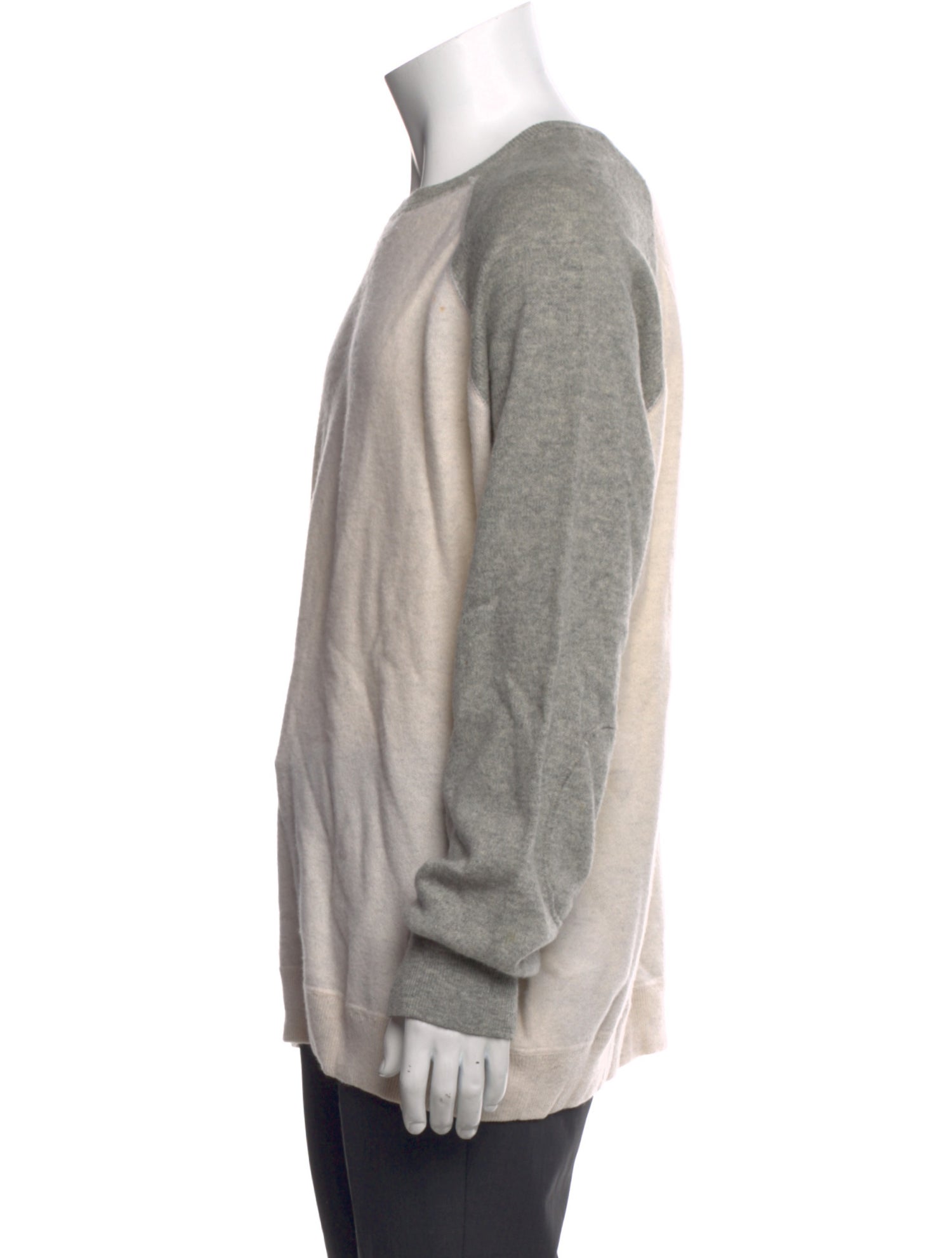 Vince Wool Colorblock Pattern Pullover
