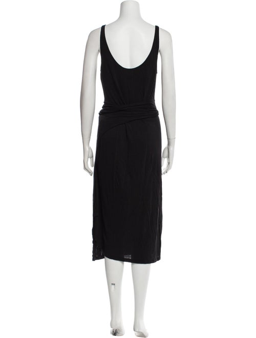 Vince Scoop Neck Midi Length Dress