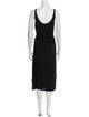 Vince Scoop Neck Midi Length Dress