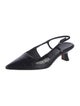 Vince Embossed Leather Slingback Pumps