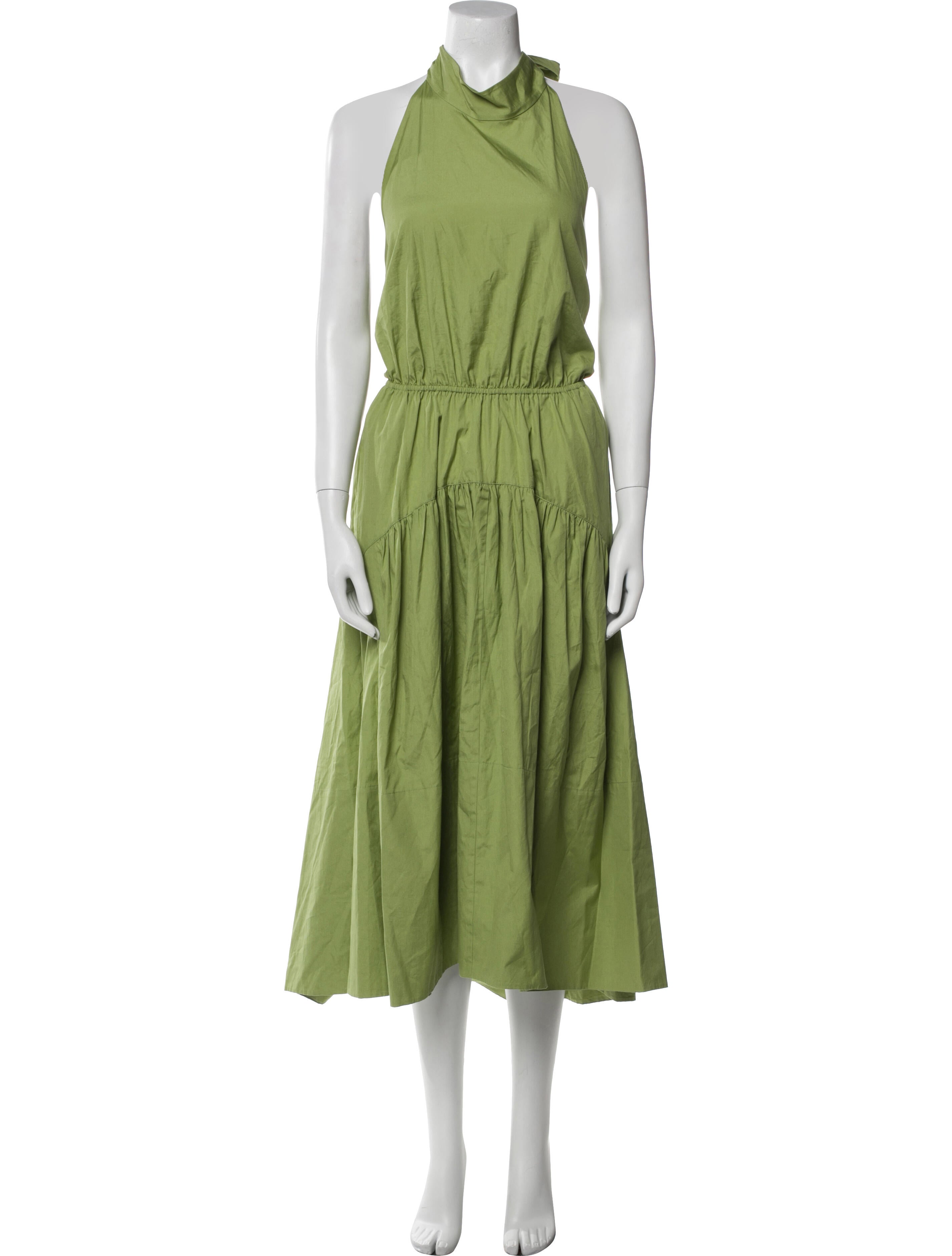 Vince Mock Neck Long Dress