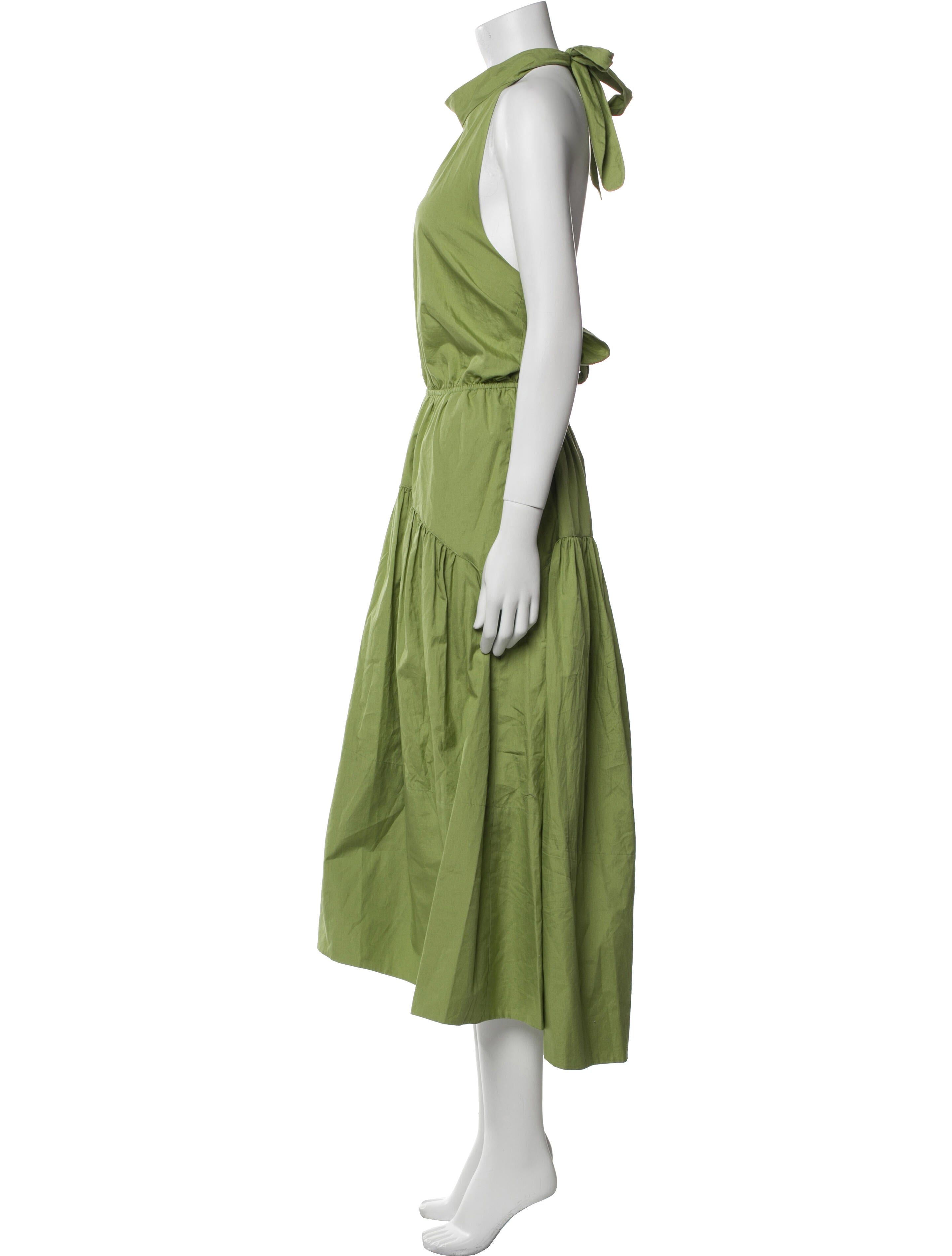 Vince Mock Neck Long Dress