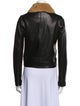 Vince Leather Fur Jacket