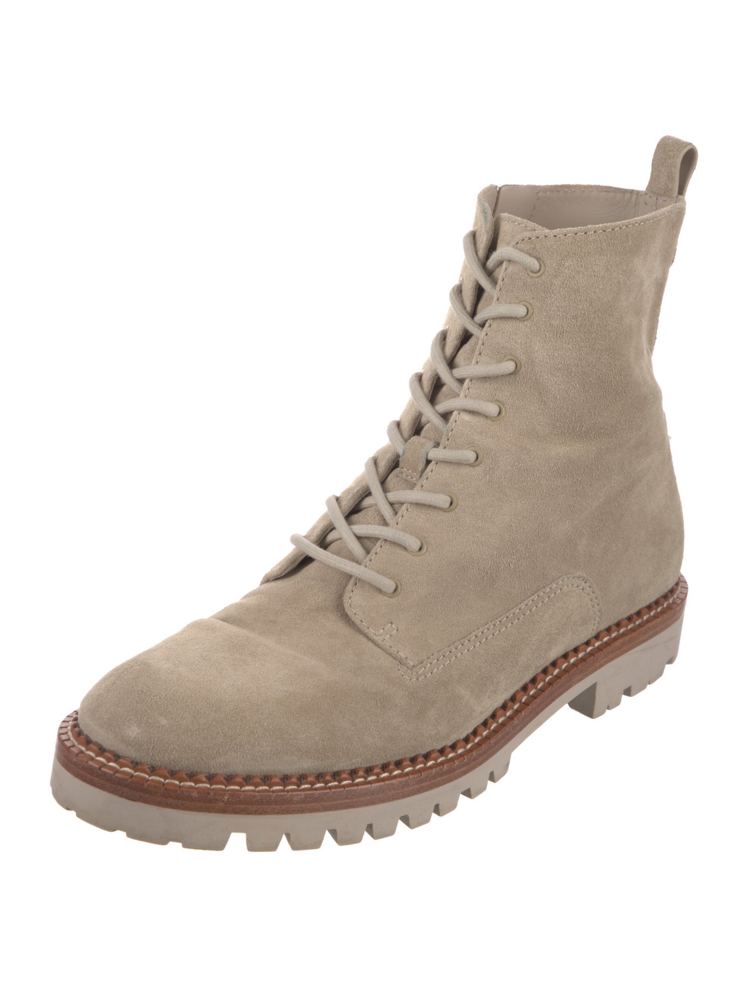 Vince Suede Combat Boots