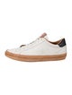 Vince Leather Colorblock Pattern Sneakers