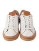 Vince Leather Colorblock Pattern Sneakers