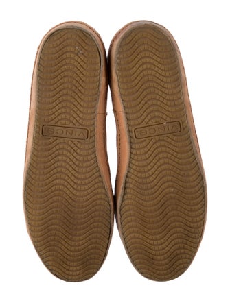 Vince Leather Colorblock Pattern Sneakers