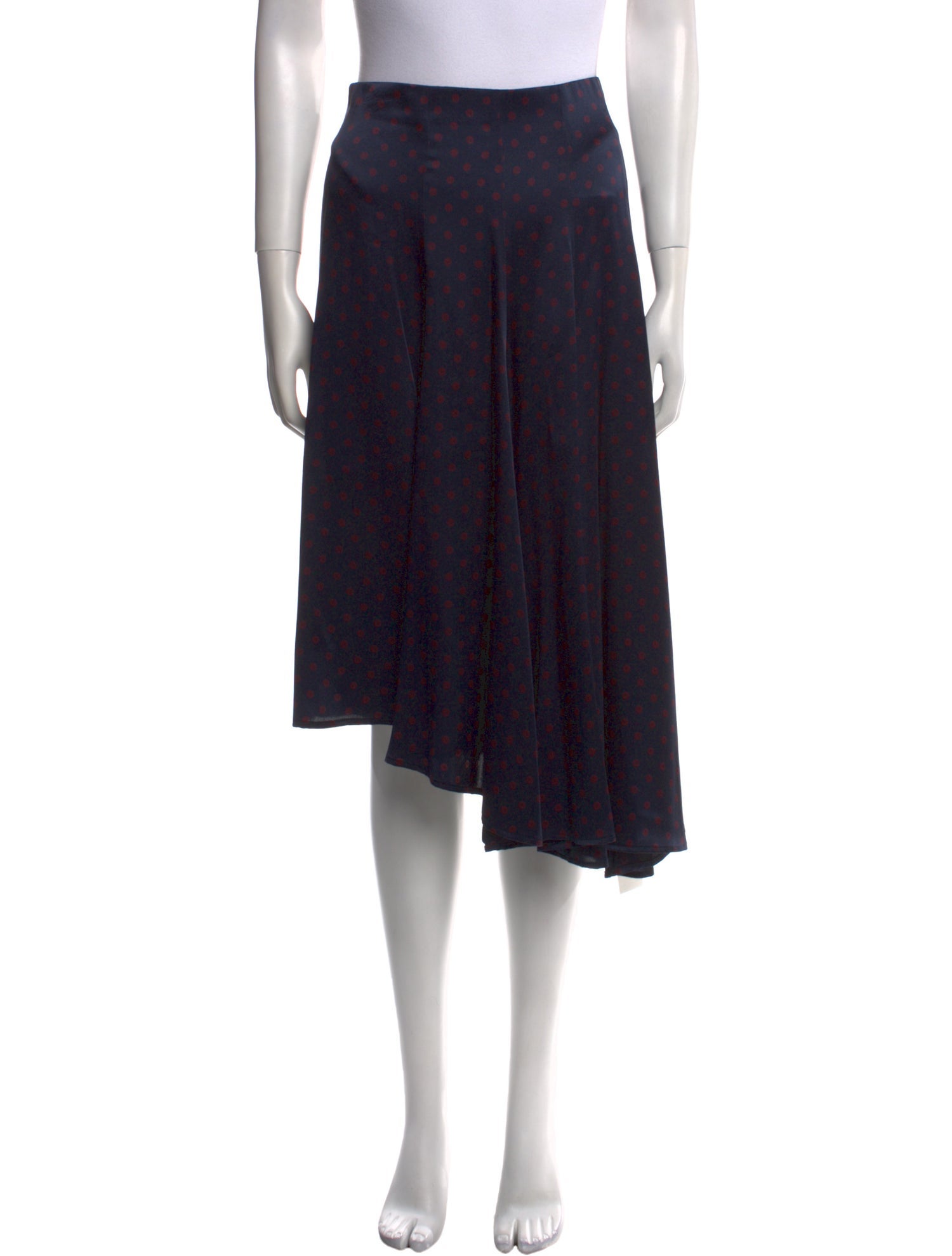 Vince Silk Knee-Length Skirt