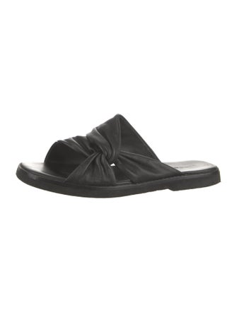Vince Leather Slides