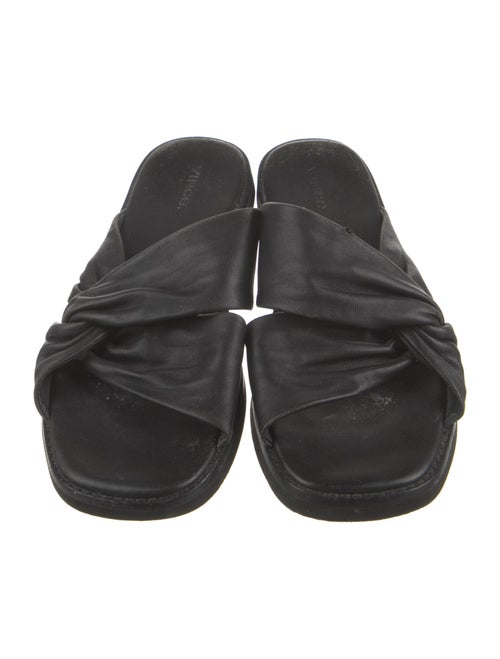 Vince Leather Slides