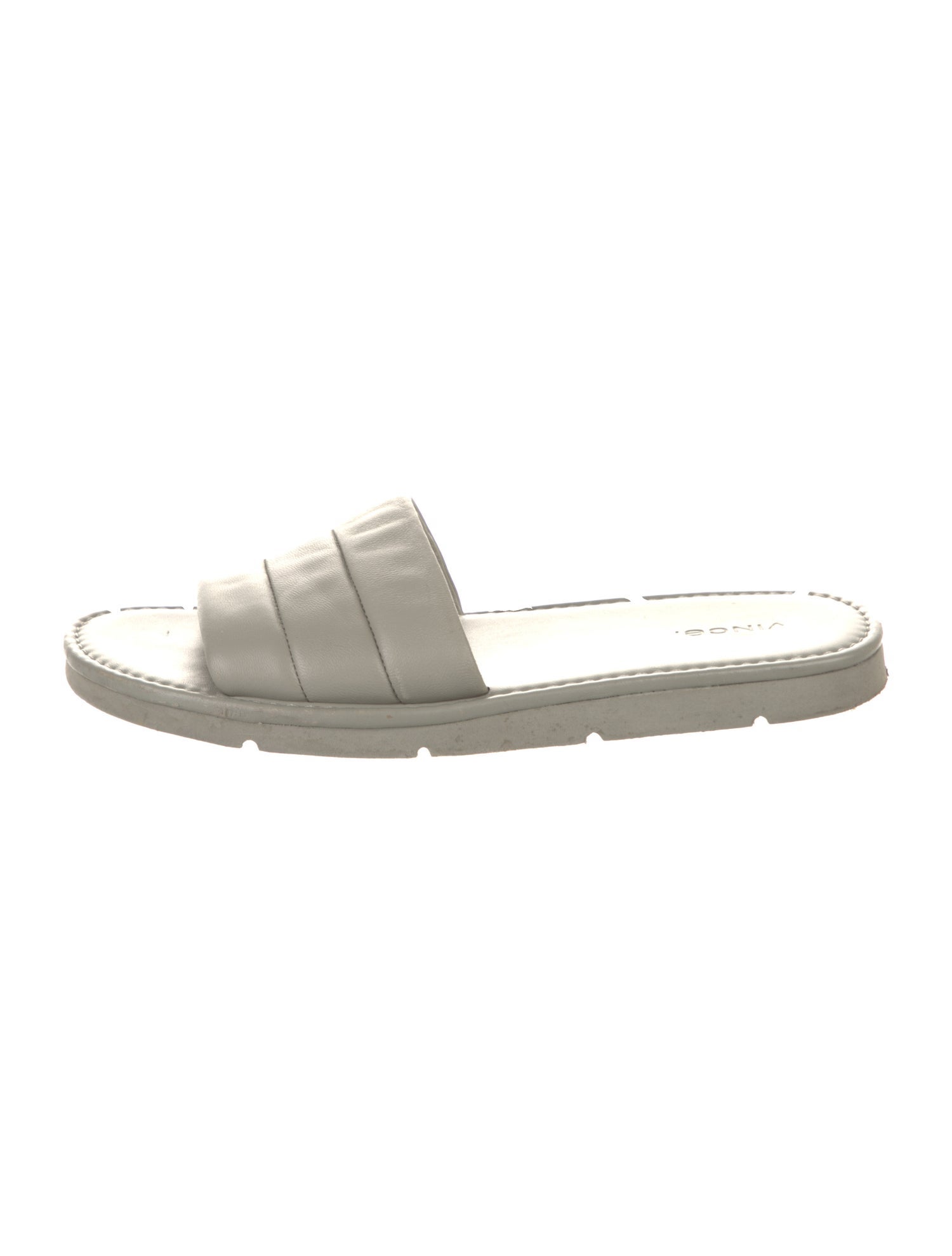 Vince Leather Slides