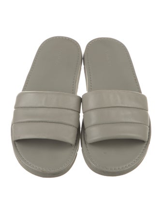 Vince Leather Slides