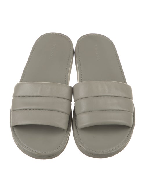 Vince Leather Slides