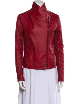 Vince Goat Leather Biker Jacket