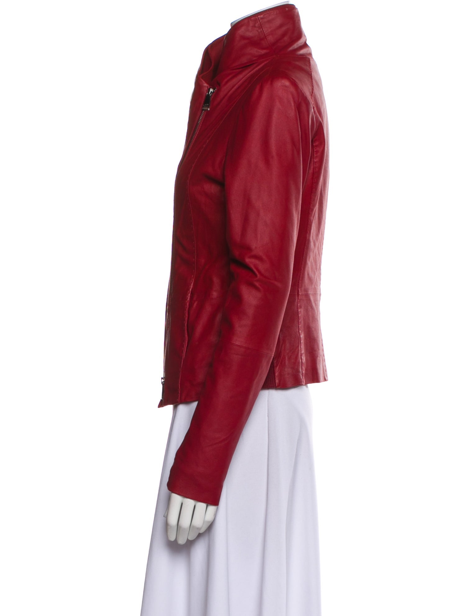 Vince Goat Leather Biker Jacket