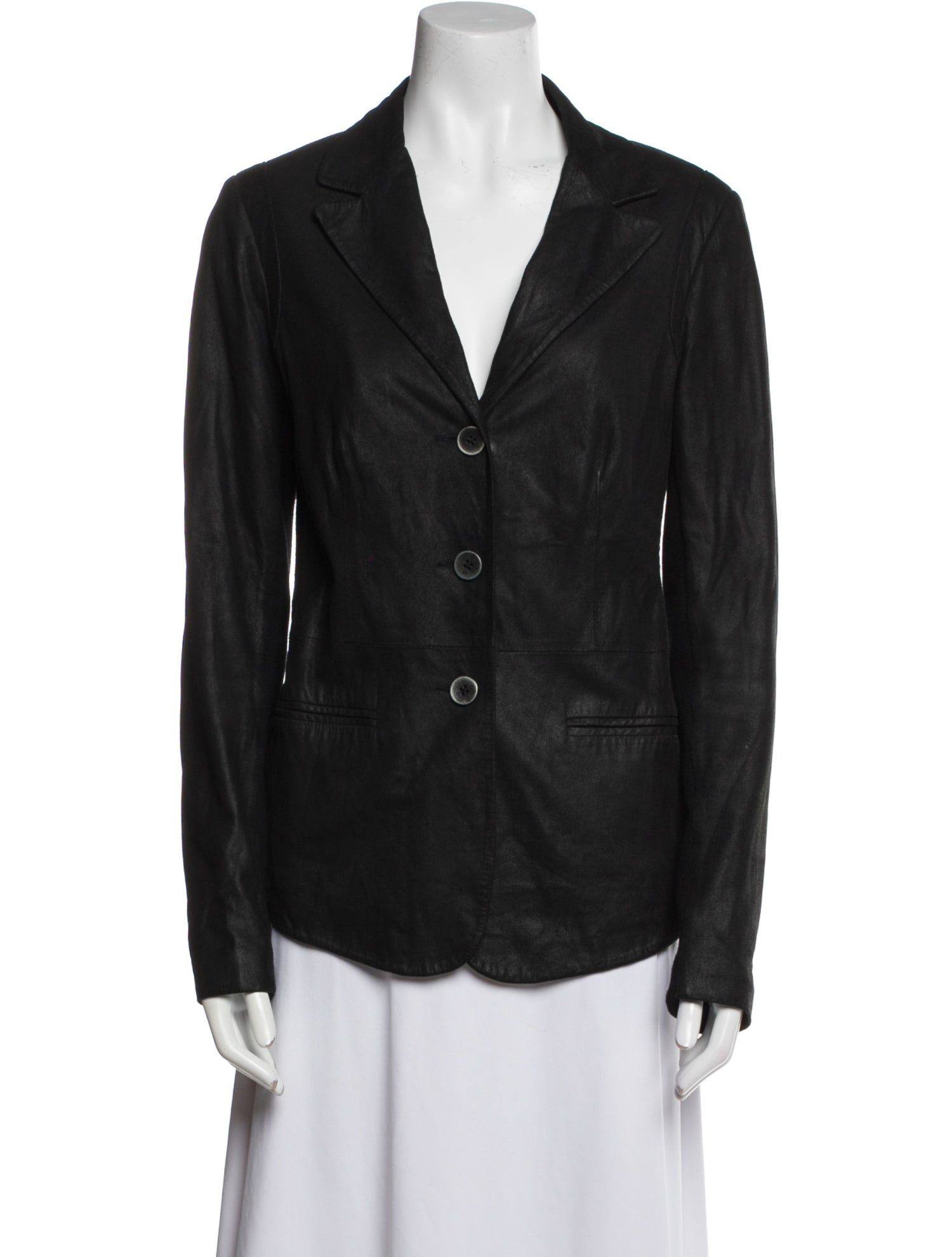 Vince Leather Blazer