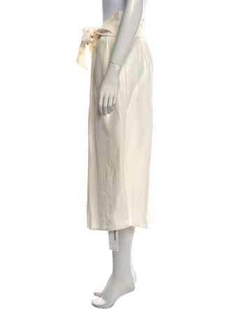 Vince Linen Midi Length Skirt