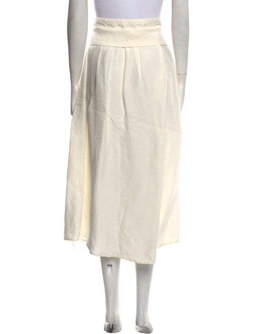 Vince Linen Midi Length Skirt