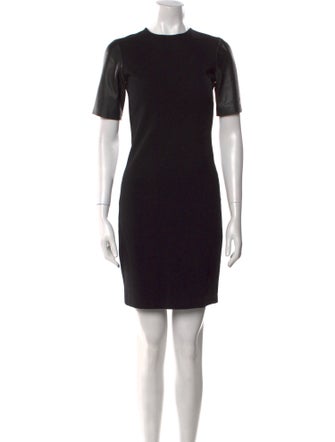 Vince Crew Neck Mini Dress