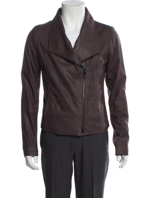 Vince Goat Leather Biker Jacket