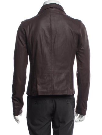 Vince Goat Leather Biker Jacket