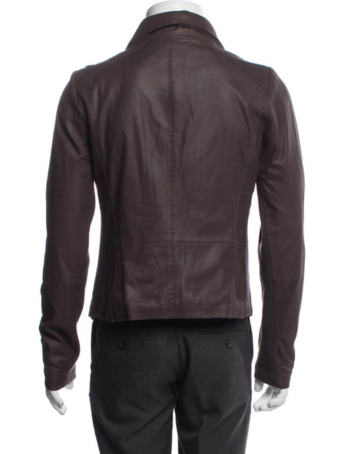 Vince Goat Leather Biker Jacket