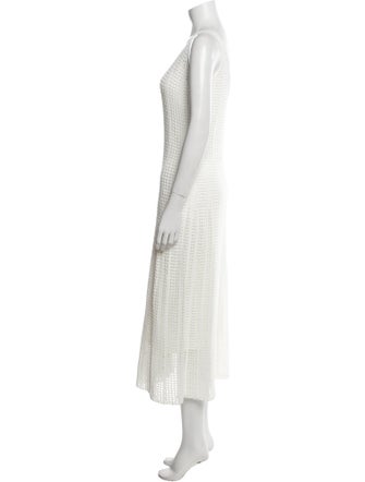 Vince V-Neck Long Dress